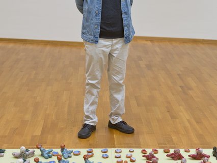 Paul Berger bei der Ausstellungseröffnung am 26. Mai 2019